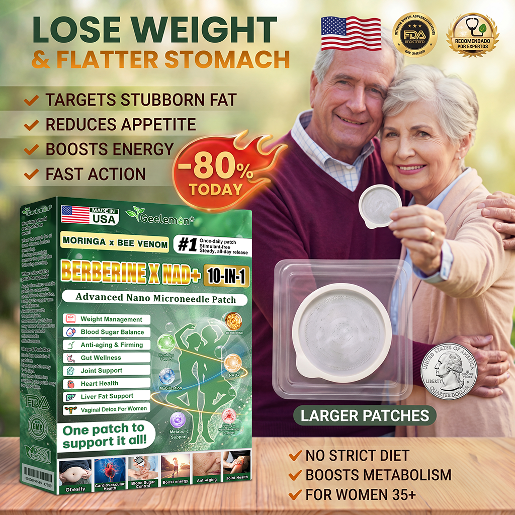 U.S. Official Store | 💞 𝐆𝐞𝐞𝐋𝐞𝐦𝐨𝐧® Moringa · Berberine × NAD+ 𝟏𝟎-𝐢𝐧-𝟏 𝐀𝐝𝐯𝐚𝐧𝐜𝐞𝐝 𝐍𝐚𝐧𝐨 𝐌𝐢𝐜𝐫𝐨𝐧𝐞𝐞𝐝𝐥𝐞 𝐏𝐚𝐭𝐜𝐡 — 𝐎𝐧𝐜𝐞 𝐃𝐚𝐢𝐥𝐲, 𝐕𝐢𝐬𝐢𝐛𝐥𝐞 𝐑𝐞𝐬𝐮𝐥𝐭𝐬 𝐢𝐧 𝟕 𝐃𝐚𝐲𝐬