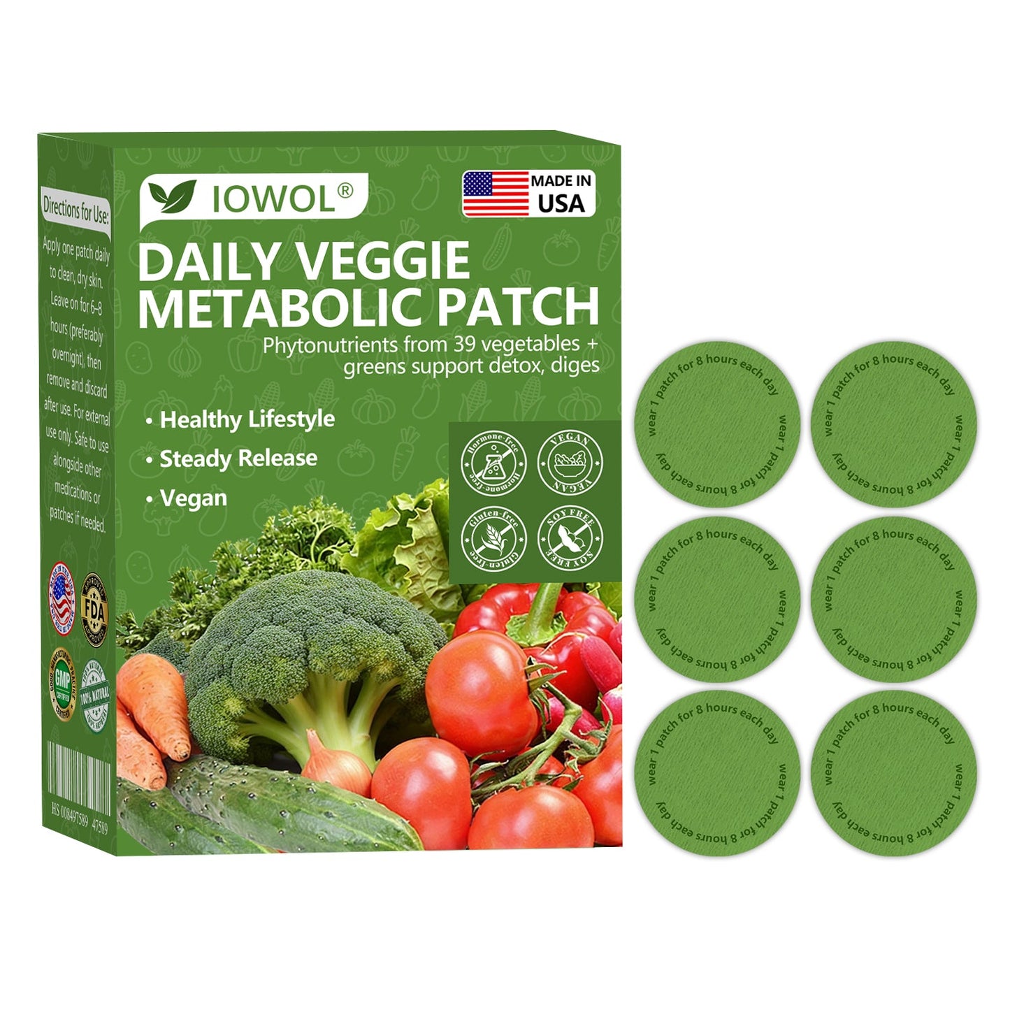 🥦 Add IOWOL® Daily Patches — Save 50% Today