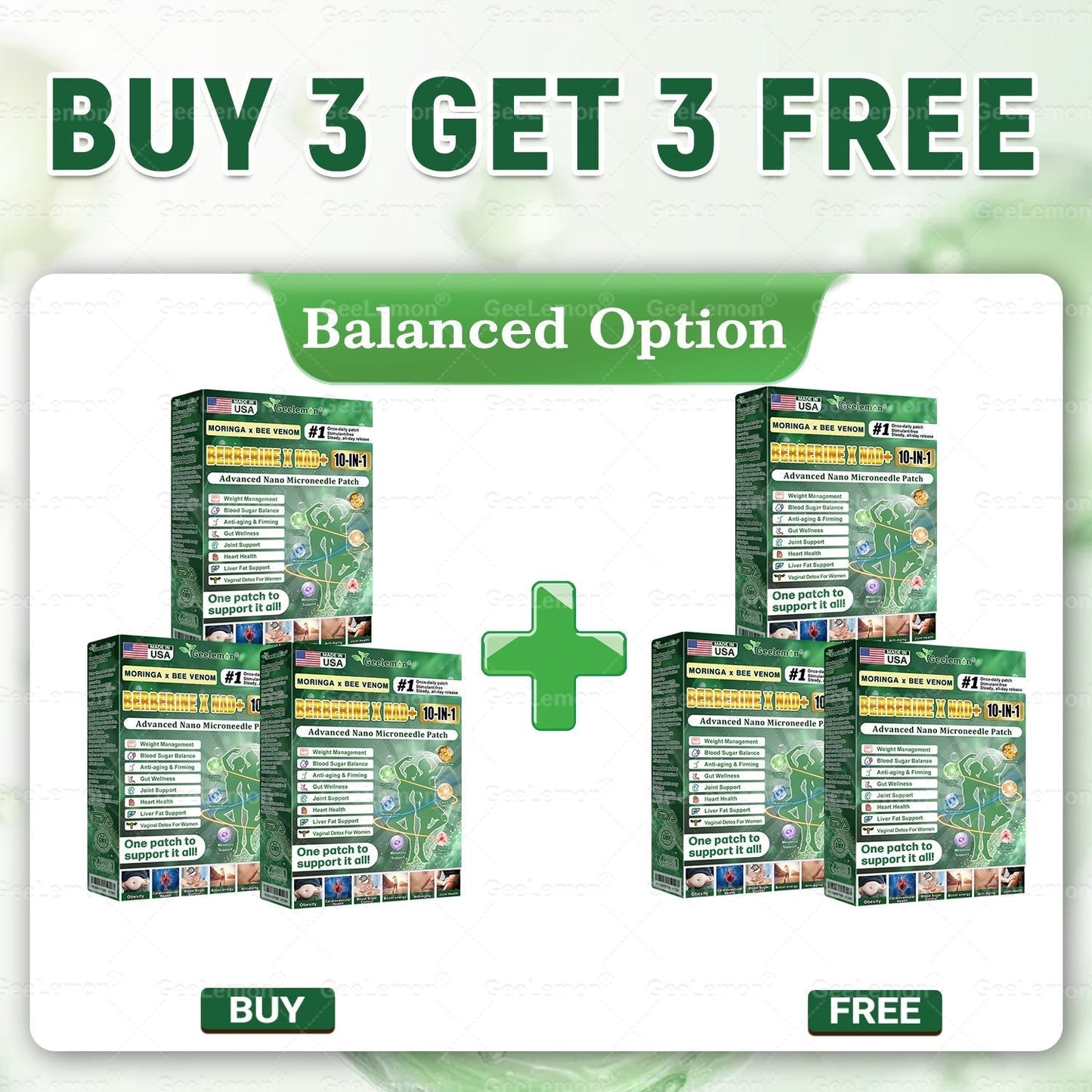 U.S. Official Store | 💞 𝐆𝐞𝐞𝐋𝐞𝐦𝐨𝐧® Moringa · Berberine × NAD+ 𝟏𝟎-𝐢𝐧-𝟏 𝐀𝐝𝐯𝐚𝐧𝐜𝐞𝐝 𝐍𝐚𝐧𝐨 𝐌𝐢𝐜𝐫𝐨𝐧𝐞𝐞𝐝𝐥𝐞 𝐏𝐚𝐭𝐜𝐡 — 𝐎𝐧𝐜𝐞 𝐃𝐚𝐢𝐥𝐲, 𝐕𝐢𝐬𝐢𝐛𝐥𝐞 𝐑𝐞𝐬𝐮𝐥𝐭𝐬 𝐢𝐧 𝟕 𝐃𝐚𝐲𝐬